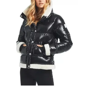 SAM. Gigi Shearling-Trim Down Jacket