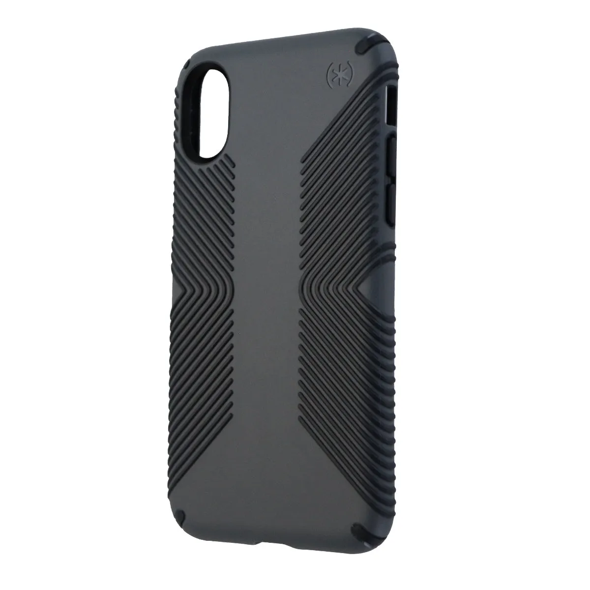 Speck Presidio Grip Series Case for Apple iPhone X - Charcoal Gray/Black