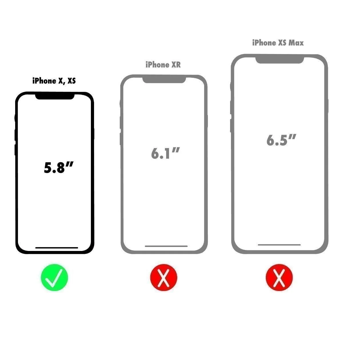 Speck Presidio Wallet Series Hybrid Card Case for Apple iPhone XS / X - Black