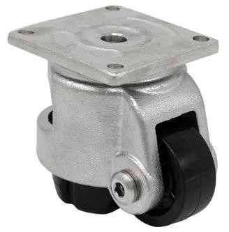 Stainless Steel Leveling Plate Caster - 600 lbs. Capacity