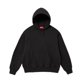 Supreme Satin Appliqué Hoodie 'Black'