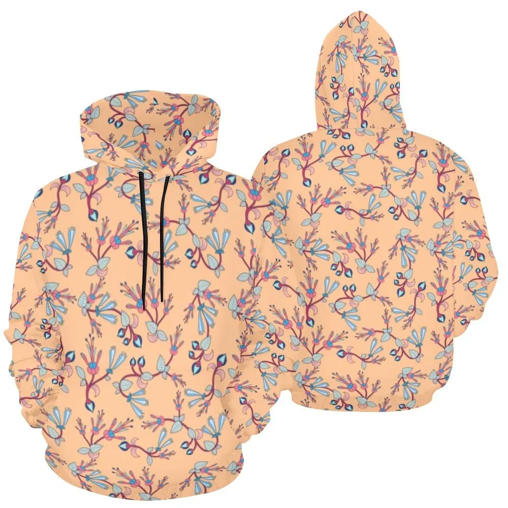 Swift Floral Peache Hoodie for Women (USA Size)