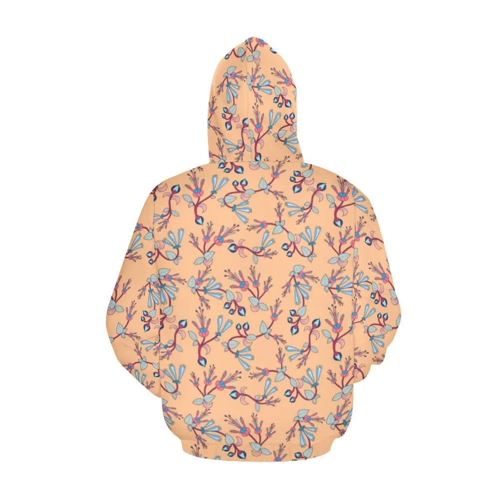Swift Floral Peache Hoodie for Women (USA Size)