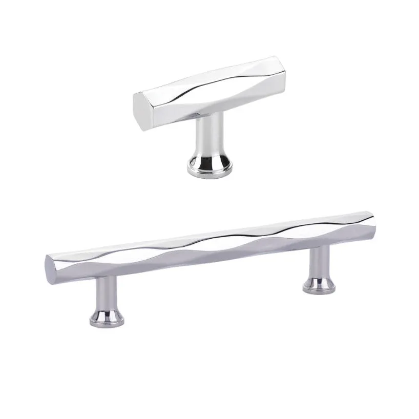 T-Bar "American Designer" Drawer Pulls in Polished Chrome