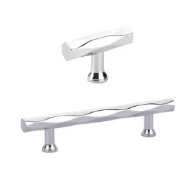 T-Bar "American Designer" Drawer Pulls in Polished Chrome
