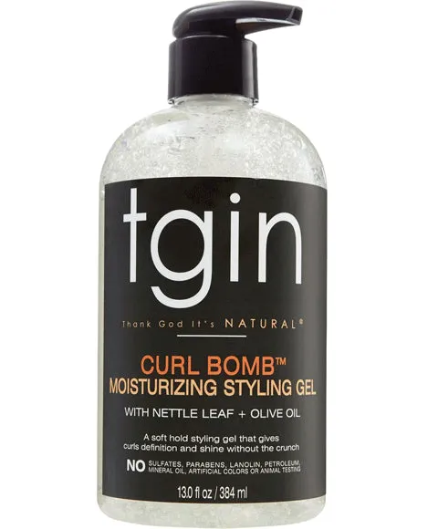TGIN Curl Bomb Moisturizng Styling Gel 384ml