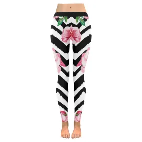 tropic pink flamingo Low Rise Leggings