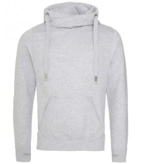 Unisex Cowl Cross Neck Hoodie - various colours