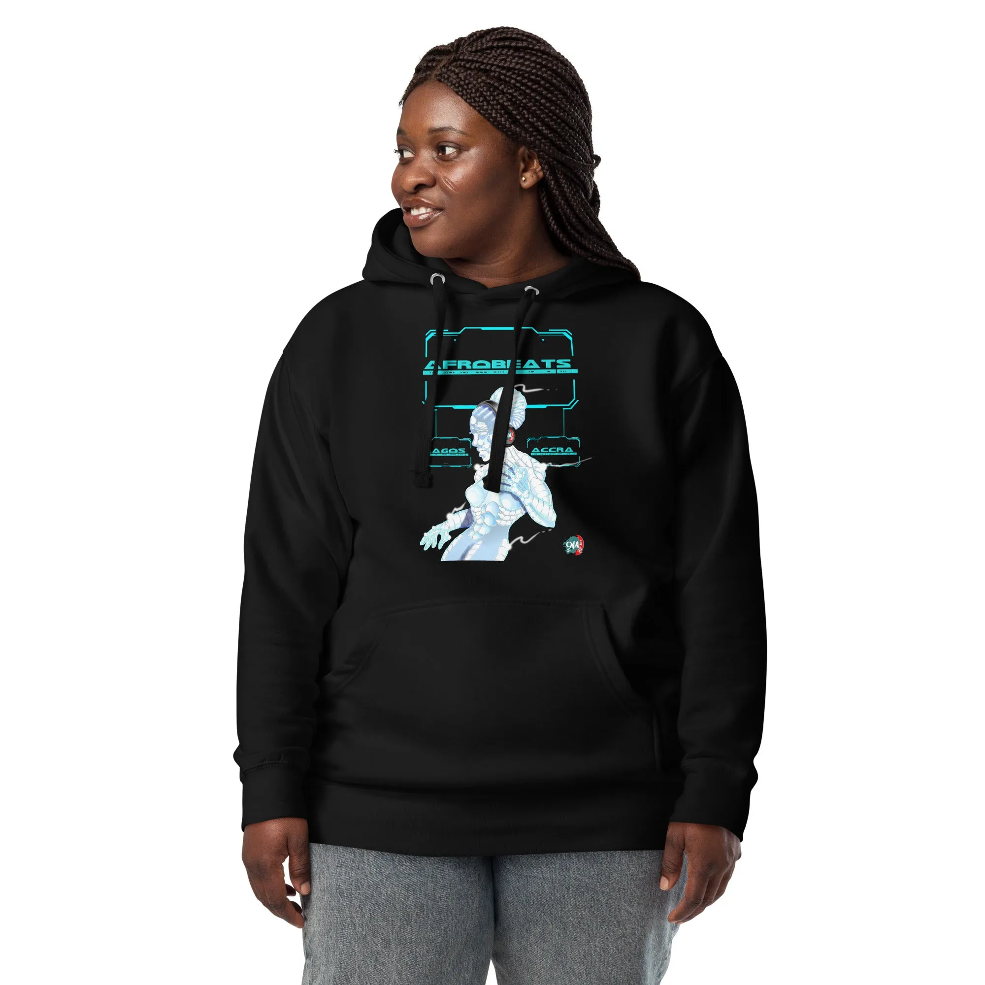 Unisex graphic Hoodie Cyber Dancer Afrobeats
