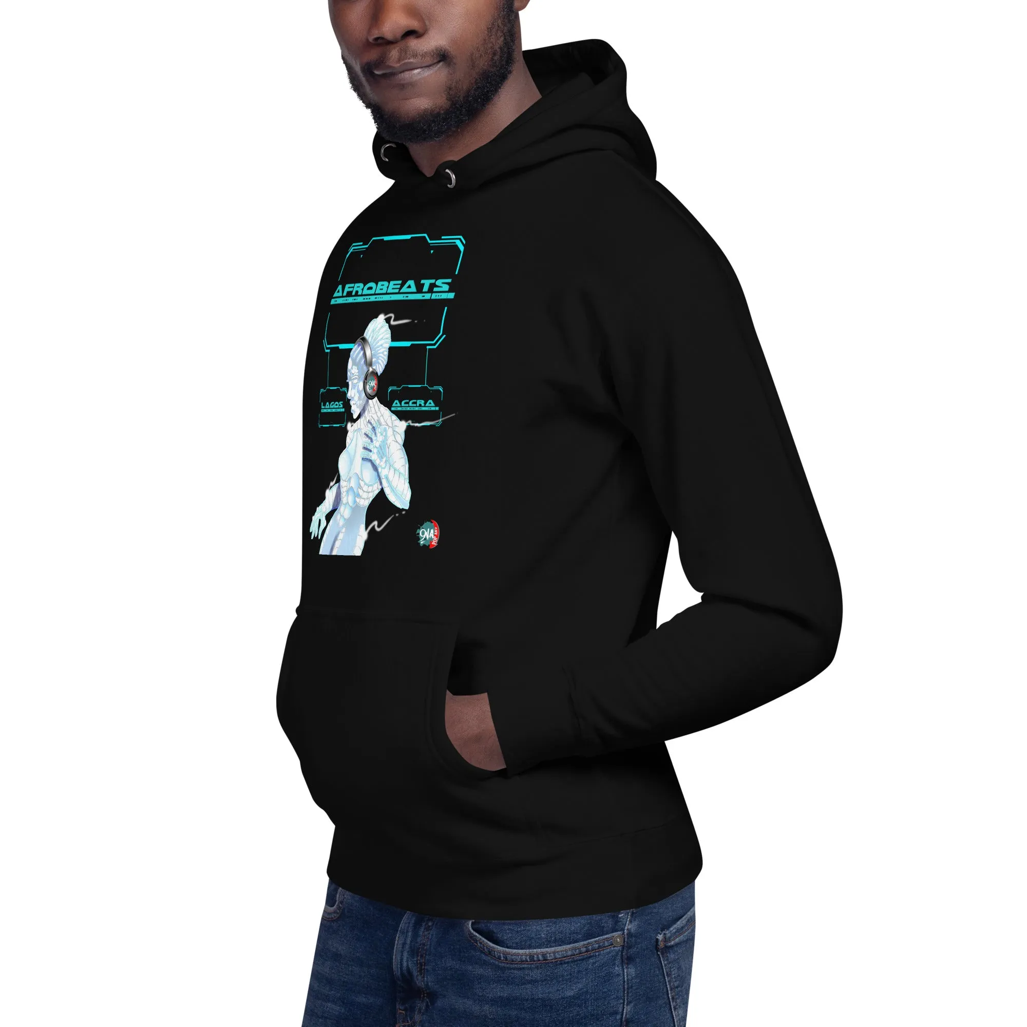 Unisex graphic Hoodie Cyber Dancer Afrobeats