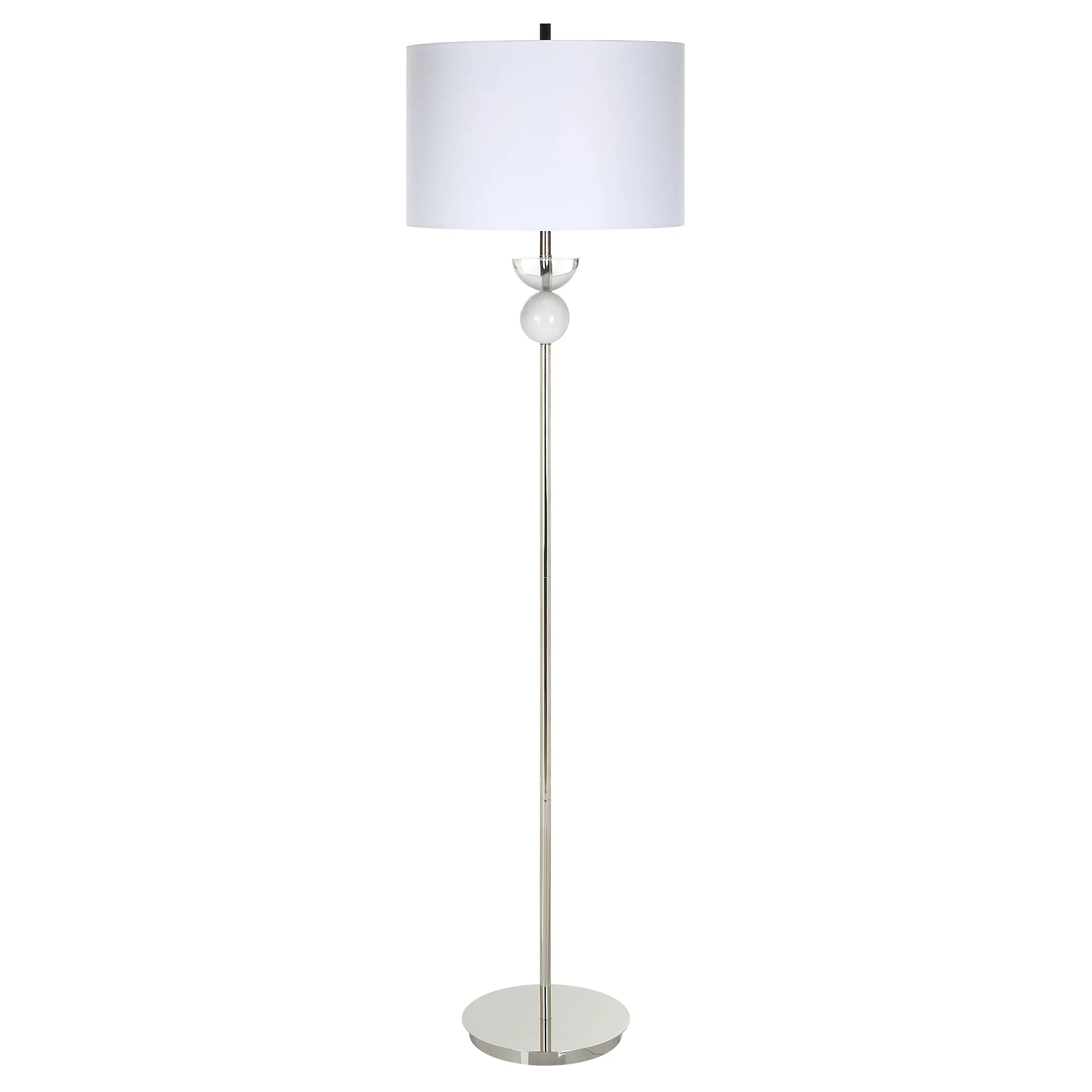 Uttermost Exposition Nickel Floor Lamp
