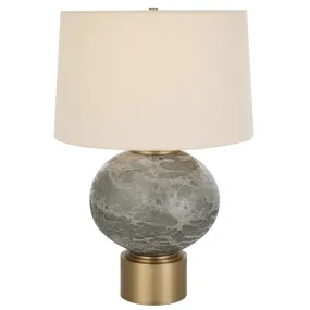 Uttermost Lunia Gray Glass Table Lamp