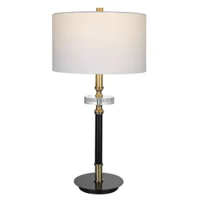 Uttermost Maud Aged Black Table Lamp
