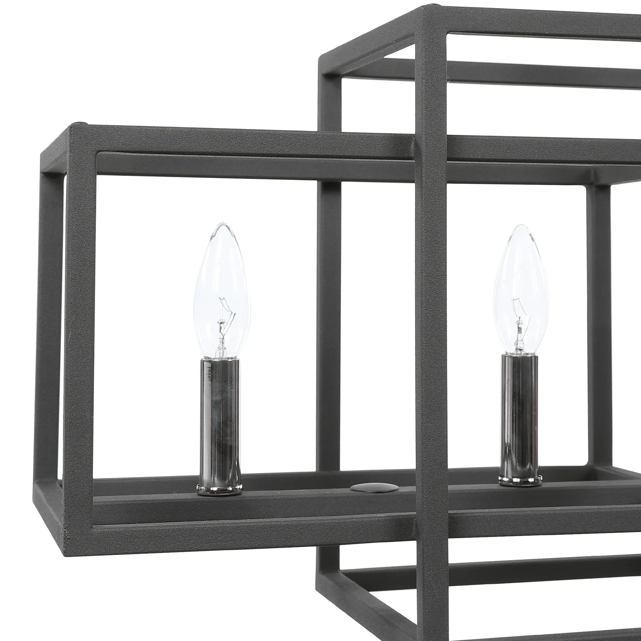 Uttermost Quadrangle 6 Light Rectangular Chandelier