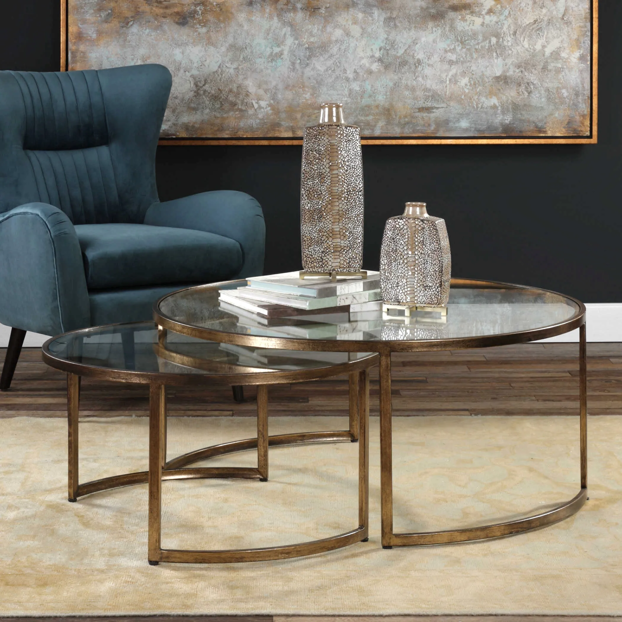 Uttermost Rhea Nested Coffee Tables S/2