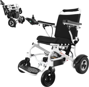 Vevor Electric Wheelchair 17.7" Width Foldable with 300 lbs. Capacity 3.7 MPH 12.5 Mile Range New