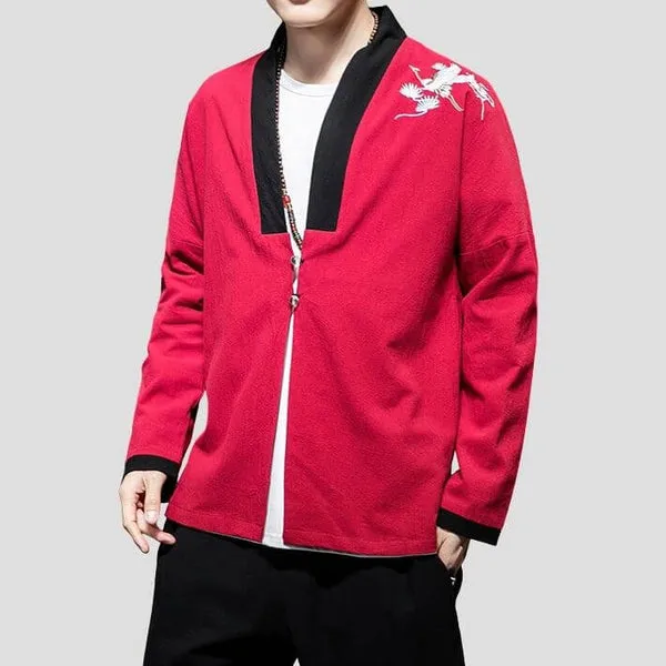 WLS Sentisu Cardigan Red