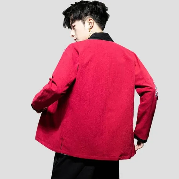 WLS Sentisu Cardigan Red
