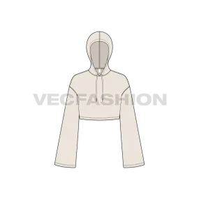 Women's Crop Hoodie