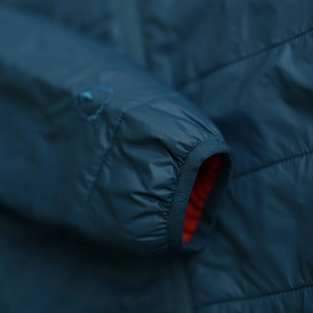 Womens Packable Insulated Jacket (Petrol/Orange)