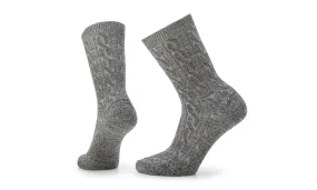 Women's Smartwool Everyday Cable Zero Cushion Crew Socks Color: Natural