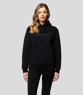 WOMENS TEAM CORE ESSENTIALS HOODIE Black