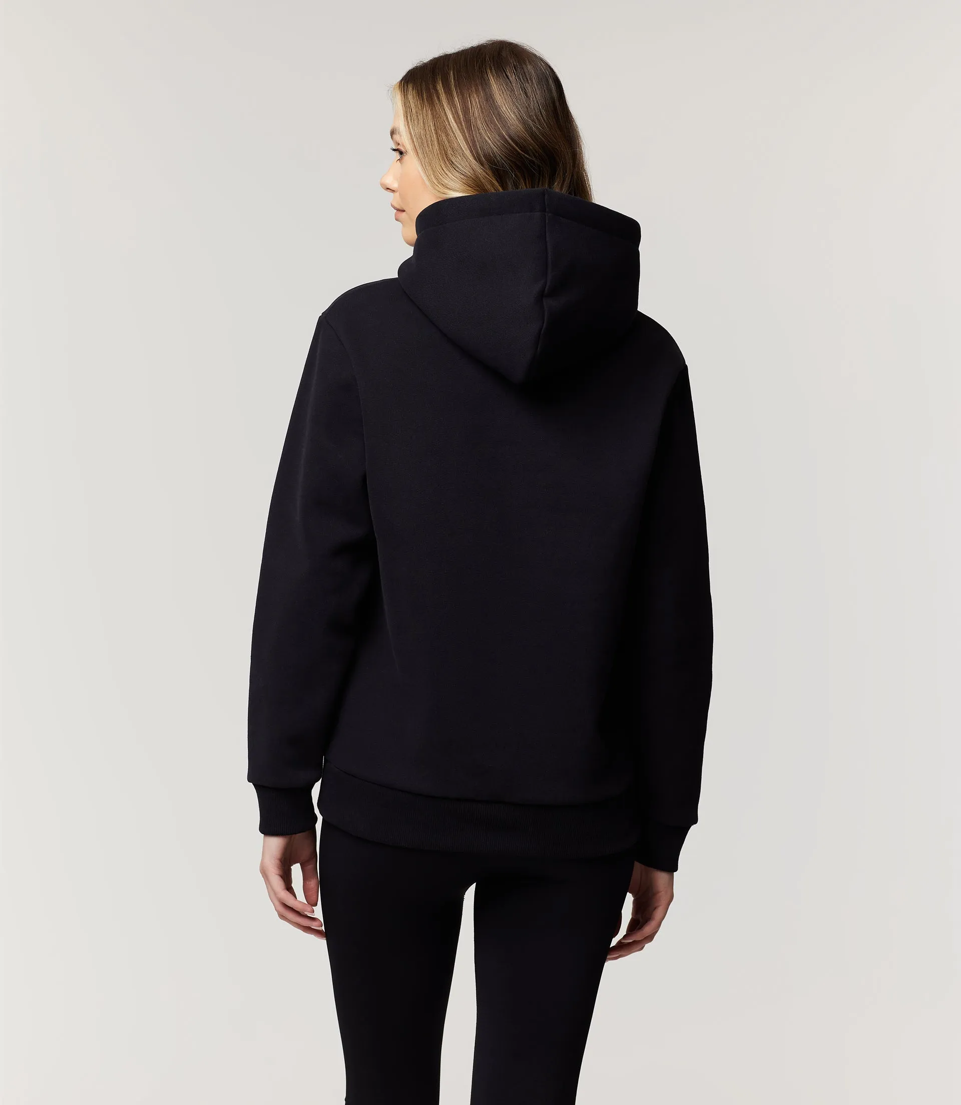 WOMENS TEAM CORE ESSENTIALS HOODIE Black