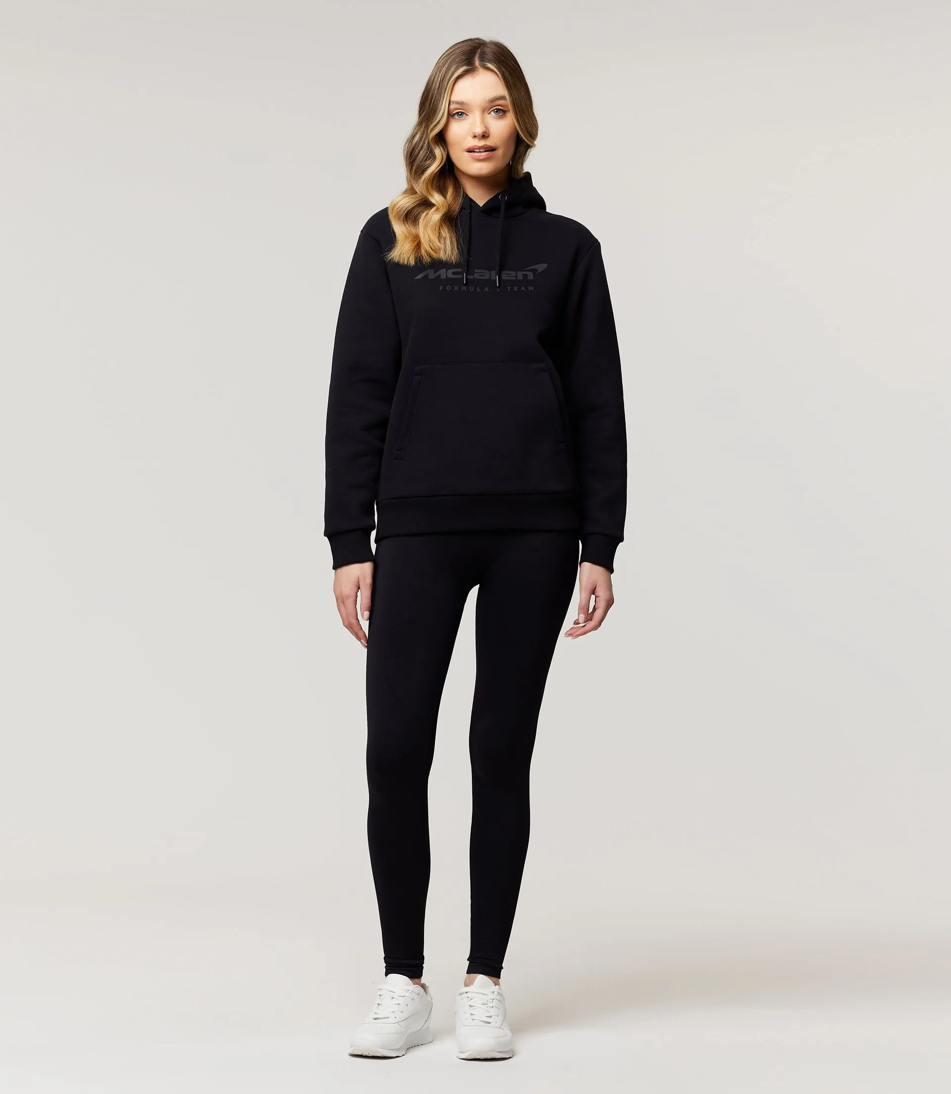 WOMENS TEAM CORE ESSENTIALS HOODIE Black